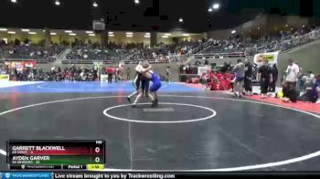 145 lbs Quarterfinals (8 Team) - Ayden Garver, 6A Newberg vs Garrett Blackwell, 6A Sandy