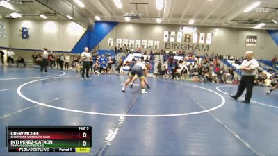 175 lbs 1st Place Match - Crew McGee, Champions Wrestling Club vs Inti Perez-Catron, Timpanogos Wrestling