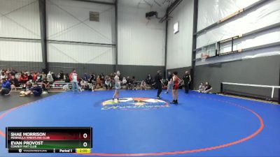 87 lbs Cons. Round 3 - Shae Morrison, Peninsula Wrestling Club vs Evan Provost, Cowboy Mat Club