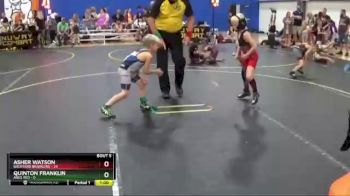 53 lbs Round 2 (8 Team) - Asher Watson, Backyard Brawlers vs Quinton Franklin, ARES Red