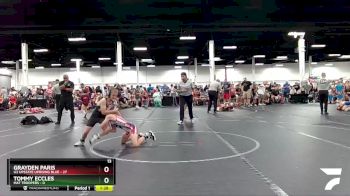 68 lbs Round 2 (8 Team) - Grayden Paris, U2 Upstate Uprising Blue vs Tommy Eccles, Mat Troopers