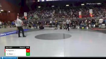 4A-160 lbs 5th Place Match - Colby Olson, Cheyenne East vs Nahir Aguirre, Sheridan