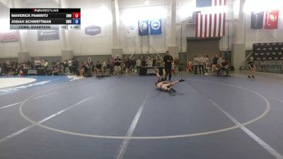 63 lbs Cons. Quarters - Maverick Paminto, Spring Hills Wrestling vs Josiah Schwettman, Durango Wrestling Club