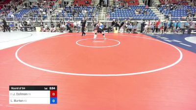 140 lbs Round Of 64 - Josephine Dollman, PA vs Lexi Burton, KS