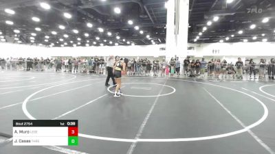 109 lbs Consi Of 16 #1 - Alexiss Muro, Legends Of Gold LV vs Jezebel Casas, Threshold WC