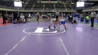 82 lbs Quarterfinal - Kamdyn Weiman, Elkton vs Jared Haddock, Ellendale