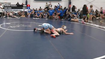 38 lbs Quarterfinal - Muirenn Bagnell, MGW Monkey Business - W vs Tory Rice, Okie Girls - W