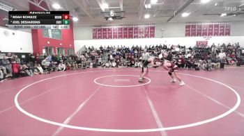 157 lbs Final - Noah Schultz, Monmouth Richmond Winthrop vs Joel Desjardins, Fort Kent