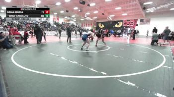 190 lbs Champ. Round 2 - Emily Carvalho, Redwood vs Sonia Ibarra, Etiwanda