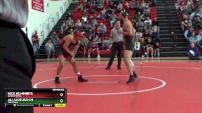 144 lbs Semifinal - Nick Humphrys, Wadsworth vs Ali Abdelrahim, Firestone