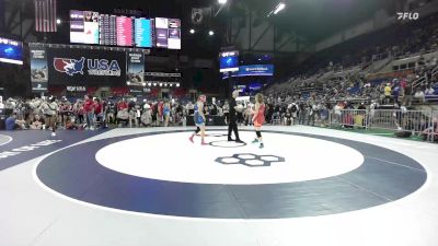 130 lbs Cons. Rd Of 64 - Isabella Bowser, OH vs Cadence Hansen, UT