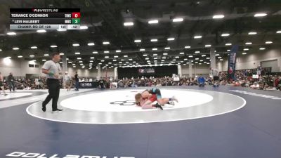 120 lbs Champ. Rd Of 128 - Terance O'Connor, Team Idaho Wrestling Club vs Levi Halbert, MWC Wrestling Academy