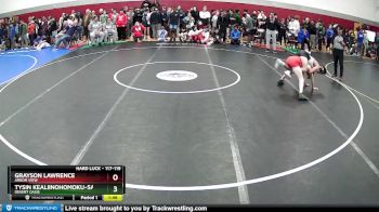 117-119 lbs Semifinal - Tysin Kealiinohomoku-Salcedo, Desert Oasis vs Grayson Lawrence, Arbor View