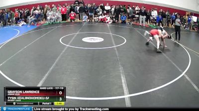 117-119 lbs Semifinal - Tysin Kealiinohomoku-Salcedo, Desert Oasis vs Grayson Lawrence, Arbor View