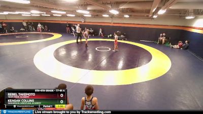 77-81 A Round 1 - Rebel Takemoto, Team Pride Academy vs Keagan Collins, Sanderson Wrestling Academy