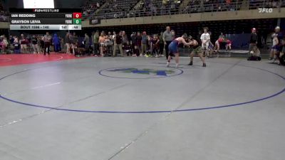 140 lbs Consolation - Ian Redding, York vs Grayson Leiva, York