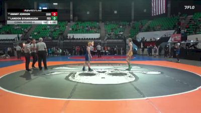 1A-4A 132 Cons. Round 4 - Landon Stambaugh, Piedmont vs Emmit Jordon, Curry