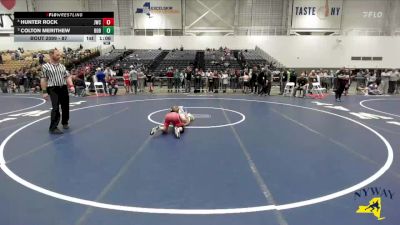 87 lbs 5th Place Match - Colton Merithew, Canastota Raider Wrestling Club vs Hunter Rock, Journeymen Wrestling Club