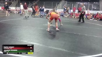 W 127 lbs Round 1 (3 Team) - Hannah Rogers, Iowa vs Faith Vondy, Colorado