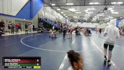 160 lbs Cons. Round 3 - Ului Faletau, Falcon Wrestling Club vs Royal Apodaca, Roy Wrestling Club