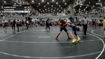 138 lbs Round 5 (8 Team) - Cowboy Elliott, Wrecking Crew Blue vs Blake Harris, Buccaneers WC