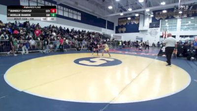 100 lbs Cons. Round 2 - Noellie Ramos, Carter vs Suheily Chavez, Citrus Valley