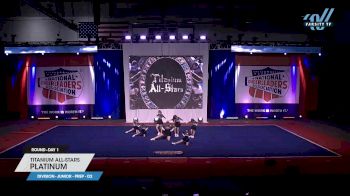 Titanium All-Stars - Platinum [2023 L1.1 Junior - PREP - D2 Day 1] 2023 NCA Daytona Beach Classic
