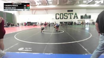 190 lbs Champ. Round 2 - Michael Mack, Mira Costa vs Gilberto Peralta, Beaumont