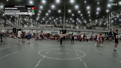126 lbs Round 3 (8 Team) - Austin Guierri, Team 302 Gold vs Dalton Stragand, TDWC Maniacs Blue & Gold