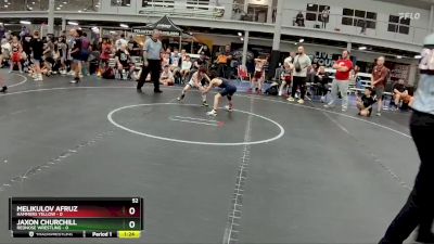 52 lbs Semis (4 Team) - Jaxon Churchill, RedNose Wrestling vs Melikulov Afruz, Hammers Yellow