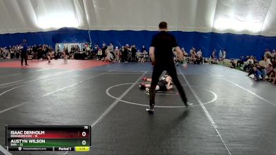 76 lbs Round 2 (3 Team) - Isaac Denholm, Neighborhood vs Austyn Wilson, DWA