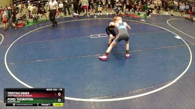 79 lbs Champ. Round 1 - Ford Thornton, Wasatch WC vs Tristan Dines, Team Boulder Jr Eagles