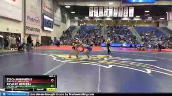 141 lbs Cons. Round 3 - Richard Herrera, CA State University Bakersfield, -Unattached vs Tyson Humpherys, Utah Valley-Unattached