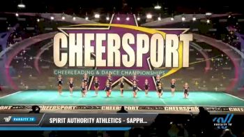 Spirit Authority Athletics - Sapphire [2021 L1 Youth - D2 - Small - A Day 2] 2021 CHEERSPORT National Cheerleading Championship