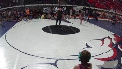 52-58.4 lbs Champ. Round 2 - Madison Vigil, Colorado vs Carson Huffman