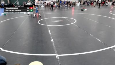 70 lbs Cons. Round 2 - Caule Gibbons, Crawford vs Brock Hollenbeck, NCYAC