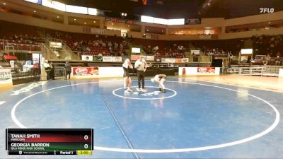 120 lbs Champ. Round 2 - Georgia Barron, Gila Ridge High School vs Tanah Smith, Maricopa