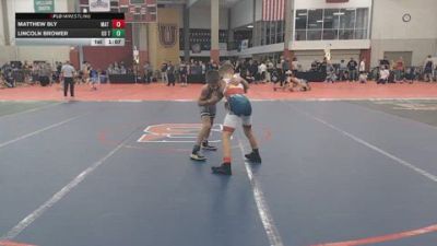 85 lbs Rr Rnd 1 - Matthew Bly, Mat Assassins vs Lincoln Brower, KD Training Center