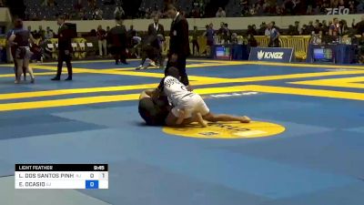 LUCAS DOS SANTOS PINHEIRO vs EDWIN OCASIO 2022 World IBJJF Jiu-Jitsu No-Gi Championship