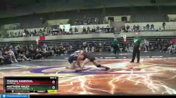 170 lbs Round 2 (4 Team) - Matthew Haley, Jackson County Central vs Thomas Sandoval, Vacaville