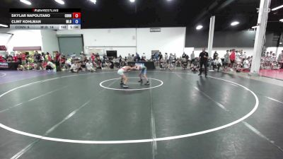 84 lbs Skylar Napolitano, Connecticut vs Clint Kohlman, Michigan Blue