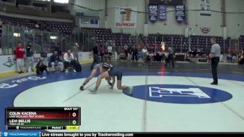 126 lbs Champ. Round 2 - Colin Kacena, Lake Highland Prep School vs Levi Bellis, Tioga Sr HS