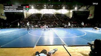 Boys 150 M2 1st Place Match - Karl Ledbetter, Corner Canyon - Boys vs Kaden Martineau, Juab - Boys