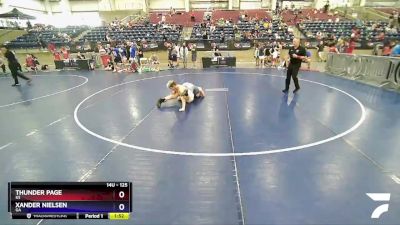 125 lbs Cons. Round 5 - Thunder Page, KS vs Xander Nielsen, GA