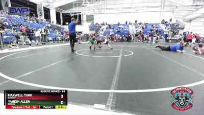 64 lbs 3rd Place Match - Maxwell Turk, Kansas vs Yahkim Allen, SlyFox