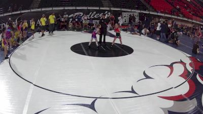 60 lbs Finley McPeck, Alaska 14U Girls vs Neala Block, Montana 14U Girls