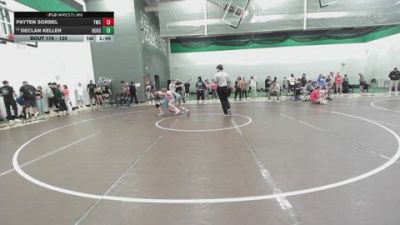 120 lbs Champ. Round 2 - Payten Sorbel, Thorn Wrestling Club vs Declan Keller, Dodge City High School