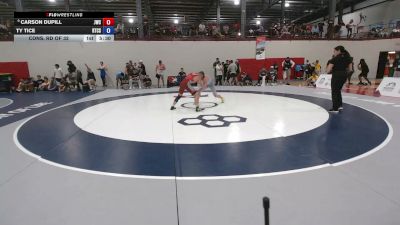 57 kg Cons. Rd Of 32 - Carson Dupill, Jackrabbit Wrestling Club vs Ty Tice, Regional Training Center South
