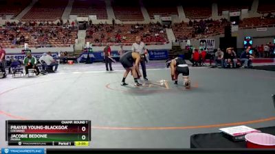 D3-215 lbs Champ. Round 1 - Jacobie Bedonie, Peoria vs Prayer Young-Blackgoat, Coconino