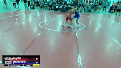 119 lbs Quarterfinals (8 Team) - Nicholas Raptis, New York Gold vs Bryson Constantino, California